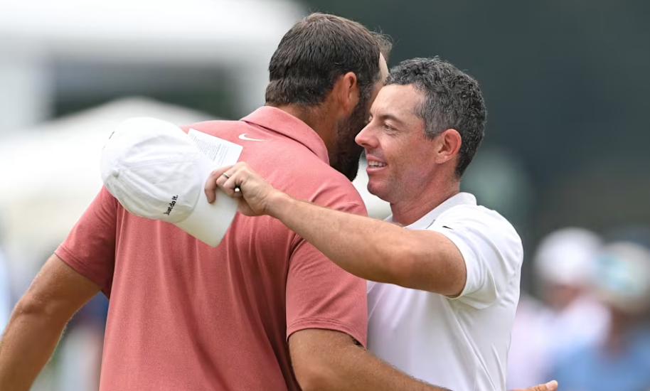 Scheffler and Henley vs McIlroy and Fleetwood 4