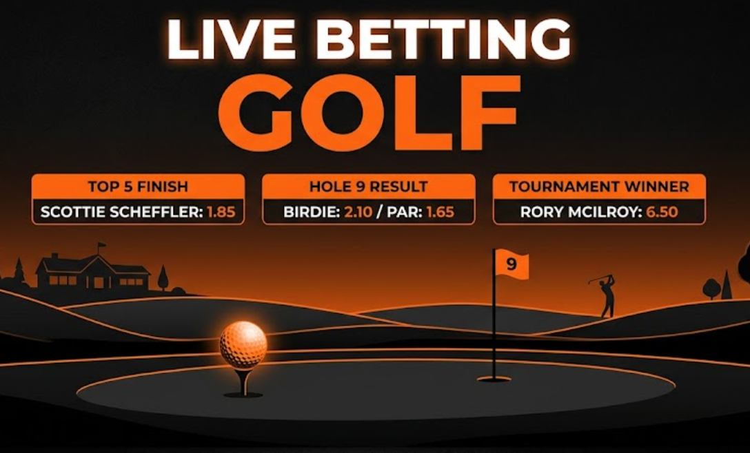 Live betting golf profit from every swing